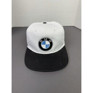 Rare Vintage 90s BMW Auto Logo German Snapback Hat Car Streetwear Designer Art